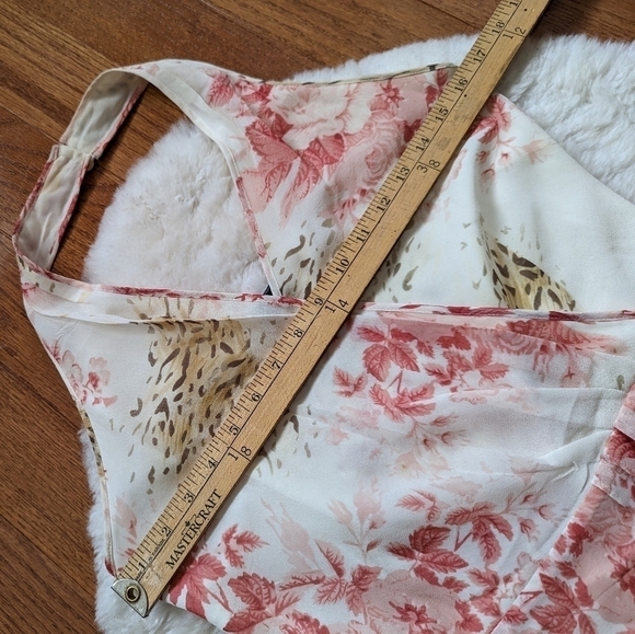 August SILK y2k animal and floral print midi dress 10 - Picture 8 of 15